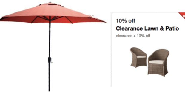 Target (Reader Deals): Clearance Threshold Umbrella & Base Bargain + Tide Total Care Clearance