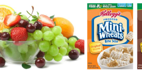 Rare FREE Fruit (Up to $2 Value) with Purchase of 2 Kellogg’s Frosted Mini-Wheats Cereals Coupon