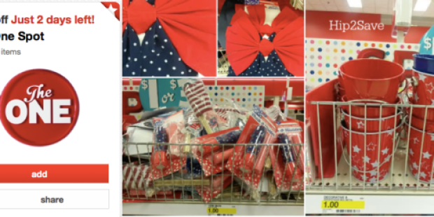 Target: 30% Off The One Spot Cartwheel Savings Offer = Items As Low As $0.70 (Great for 4th of July)