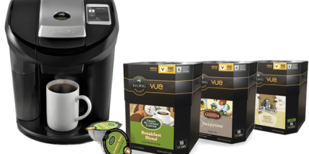 Groupon: Keurig Vue V600 Brewing System, Mug AND 58 V-Cups $99.99 Shipped (Reg. $244!)