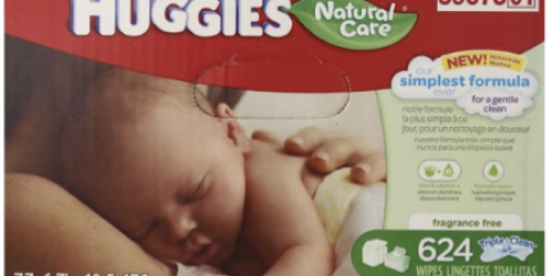 Amazon Mom Members: Huggies Natural Care 624ct Baby Wipes Only $8.86 Shipped
