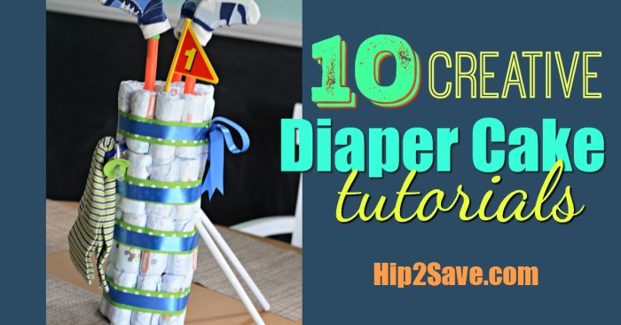 10 Creative Diaper Cake Tutorials Hip2Save