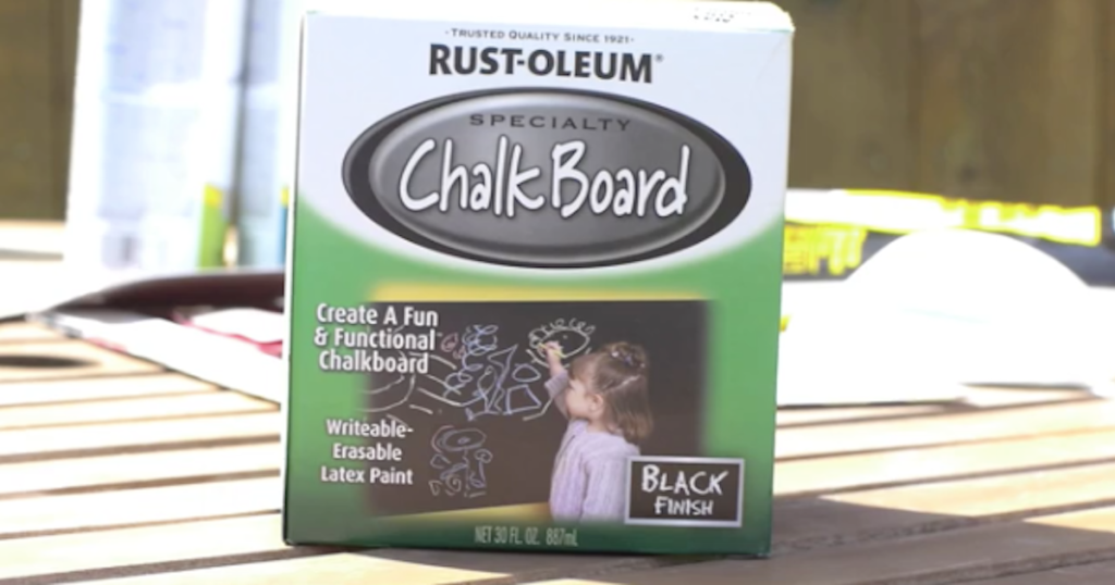 chalkboard paint for glass