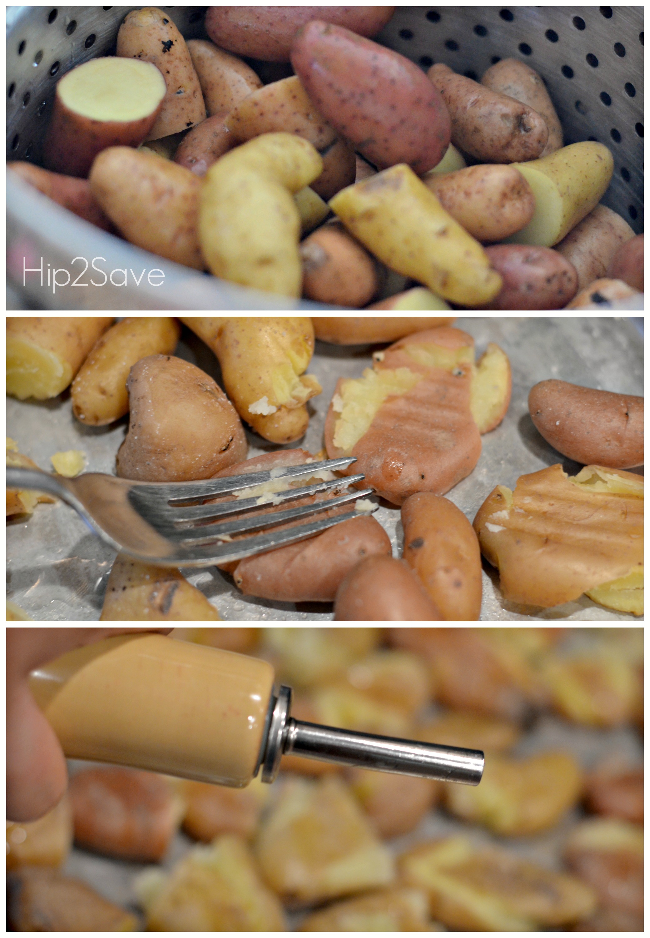 how to make smashed potatoes Hip2Save
