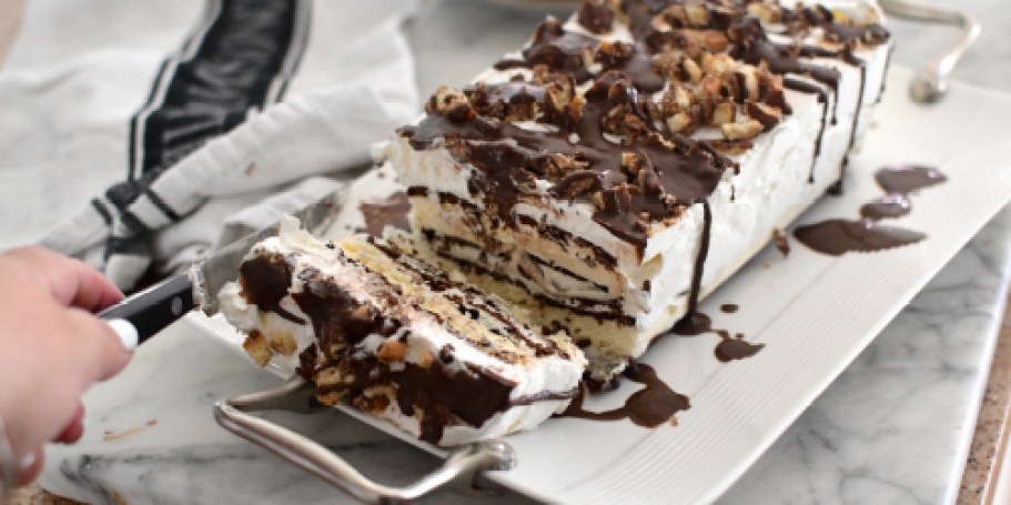 Make This Easy Ice Cream Sandwich Cake in Under 10 Minutes!