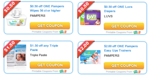 New Baby Coupons for the New Month (Up to $6.50 Savings on Pampers, Dreft, Luvs + More)