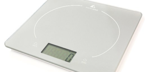 Amazon: Kitchen Gurus Glass Top Digital Food Scale Only $11.99 (Reg. $39.99 – Best Price!)