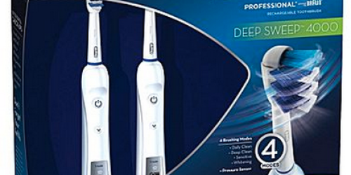 Staples.com: Oral-B Professional Deep Sweep 4000 Twin Pack Only $69.99 Shipped (Regularly $199.99!)