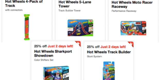 Target Cartwheel: 25% Off Select Hot Wheels Items