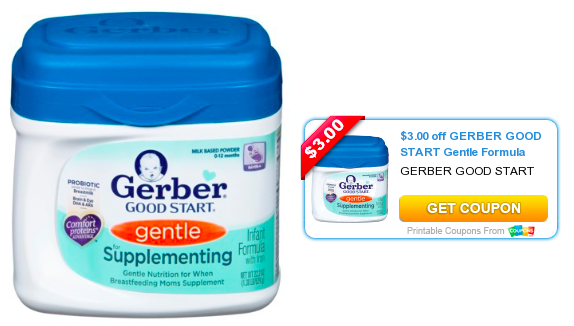 gerber formula for supplementing