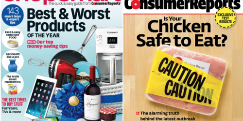 One Year Subscription to BOTH ShopSmart Magazine AND Consumer Reports Magazine Only $33.95