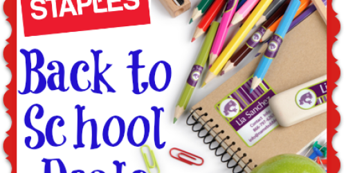 Staples: Back to School Deals 8/10-8/16