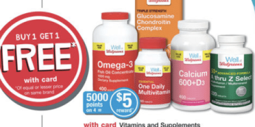 Walgreens: *HOT* Walgreens Brand Children’s Chewable Vitamins Only $0.25 Each (After Points)