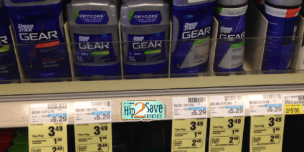 CVS: Speed Stick Gear Deodorant Only 49¢