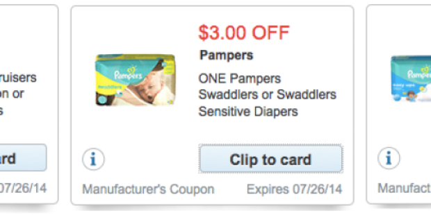 Walgreens: Pampers Jumbo Pack Diapers Only $5 Each (Just Clip Paperless Coupons)