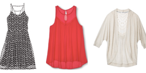 Target Cartwheel: 25% off Xhilaration Women’s Apparel (Pair w/ $5 off $25 Women’s Apparel Mobile Coupon)