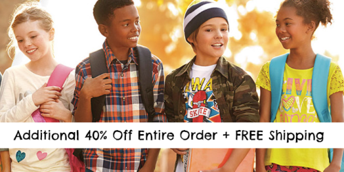 The Children’s Place: 40% Off Sitewide + Free Shipping (Ends Tonight) = Nice Deals on School Uniforms + More