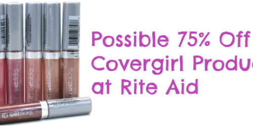 Rite Aid: Possible Covergirl Clearance = FREE Wet Slicks Lip Gloss, Concealer Balm & More