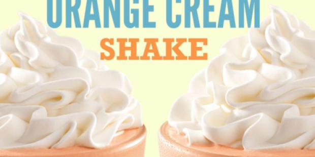 Arby’s: Buy 1 Orange Cream Shake, Get 1 Orange Cream Shake Free Coupon (Valid 7/9-7/15)