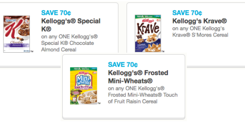 3 More New Kellogg’s Cereal Coupons…