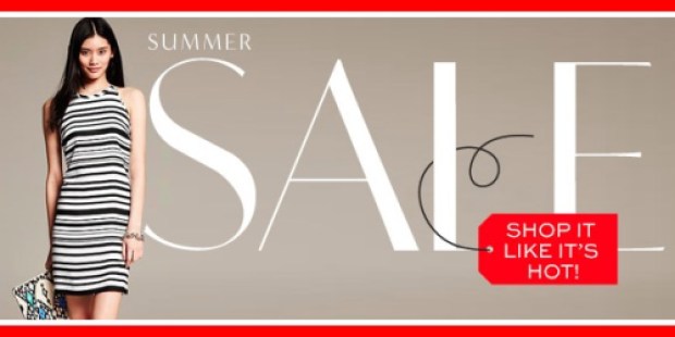 BananaRepublic.com: 50% Off Sale Styles + Extra 25% Off Promo Code = Nice Deals