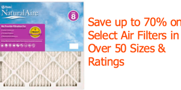 HomeDepot.com: HUGE Discount on NaturalAire Air Filters (As Low As $1.75 Per Filter)