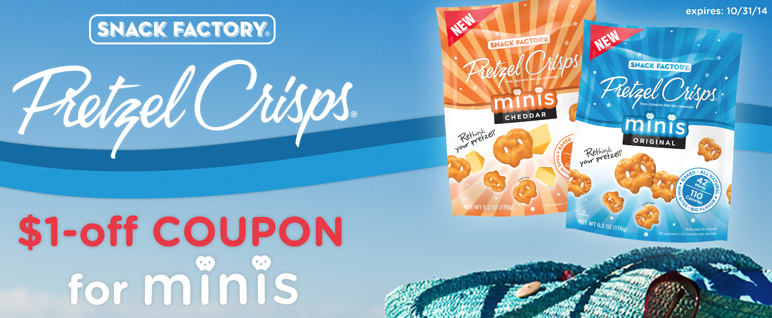 New $1/1 Pretzel Crisps Minis Coupon (Facebook)