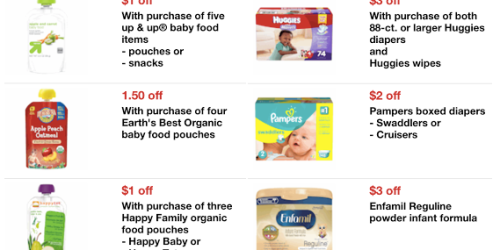 New Target Coupons (Including Earth’s Best, Happy Family, Pampers Diapers & More!)