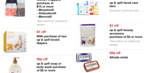 New Target Mobile Coupons (Including Women’s Apparel, Altoids, Quilted Northern & More!)