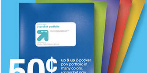 Target: 3 FREE Up & Up 2-Pocket Poly Folders