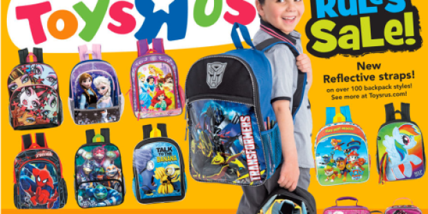 ToysRUs: Free Lunch Kit with Backpack Purchase, Buy 1 Get 1 Free Crayola Products & More