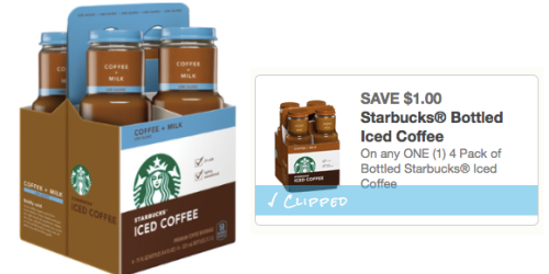 $1/1 Starbucks Iced Coffee 4-Pack Coupon (Reset?) = Great Deals at Walgreens AND Rite Aid