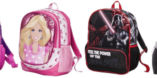 ebay Backpack Blitz: Kids’ Character Backpacks as Low as $7.99 + FREE Shipping (Dora, Barbie, + More!)