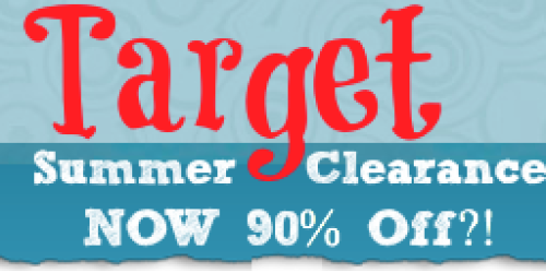 Target: Summer Clearance Now 90% Off!?