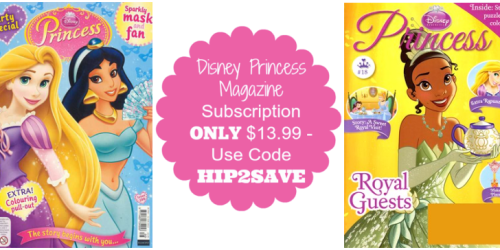 Disney Princess Magazine Subscription Only $13.99 (+ 2-Year Food Network Magazine Subscription $11.99)