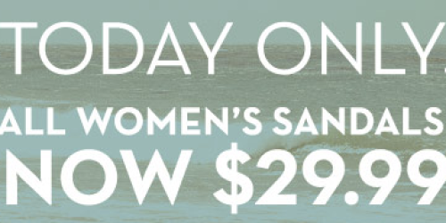 Timberland.com: All Women’s Sandals Only $26.99 (Reg. $90-$120) + FREE Shipping – Today Only