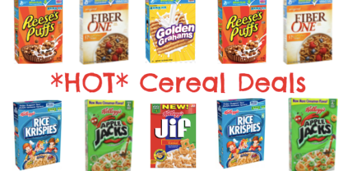 Walgreens: *HOT* Deals on General Mills & Kellogg’s Cereal (Through Saturday Only!)