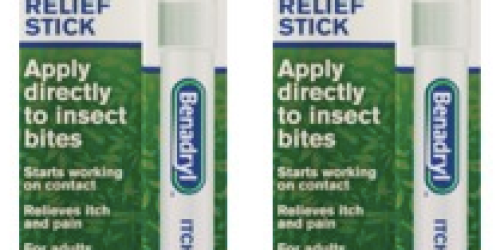 CVS: 2 FREE Benadryl Anti-Itch Sticks (Starting 7/20 – Print Coupons Now!)