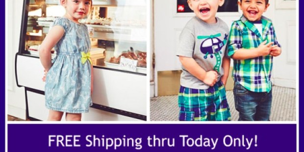 Gymboree.com: Last Day for FREE Shipping on ANY Order (+ Check Your Inbox for Possible 20% Off Code)