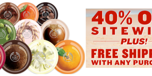 The Body Shop: Free Shipping on ANY Order (No Min!) + 40% Off Non-Sale Items & FREE Gift w/ $50 Purchase
