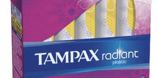 Amazon: Tampax Radiant Plastic Tampons, 16-Pack Only $1.13 Shipped