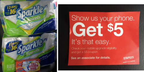 Staples: Possible Sparkle Paper Towels Clearance Deal