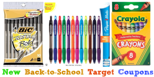 Lots of New Target Back to School Printable Coupons