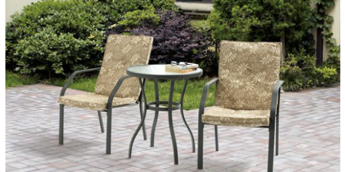Walmart.com: Mainstays Spring Creek 3-Piece Outdoor Bistro Set Only $69 (Reg. $128!)