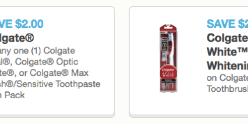 3 High Value $2/1 Colgate Product Coupons = Great Deals at Walgreens and CVS (Starting 7/27)