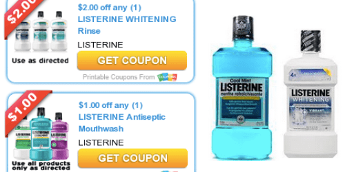 Two High Value Listerine Coupons