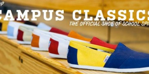 TOMS: $15 Off Campus Classics, $10 Off $50 MarketPlace Order, Buy 3 Get 1 Free Coffee + More