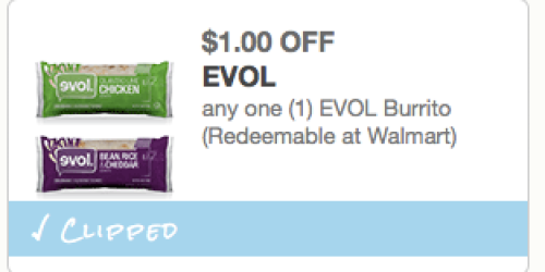 High Value $1/1 EVOL Burrito Coupon (No Size Restrictions!) = FREE at Whole Foods