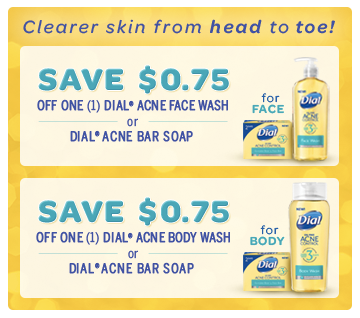 dial acne control face wash