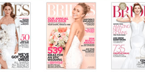 FREE 1 Year Subscription to Brides Magazine